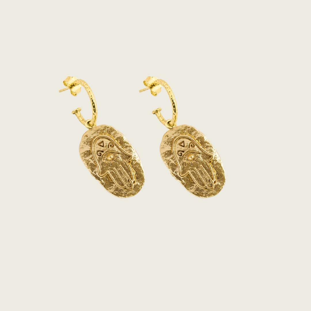 Eternal Vision in your Palm Hoops - Kensho Heirlooms