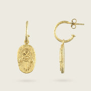 Eternal Vision in your Palm Hoop Earrings - Kensho Heirlooms