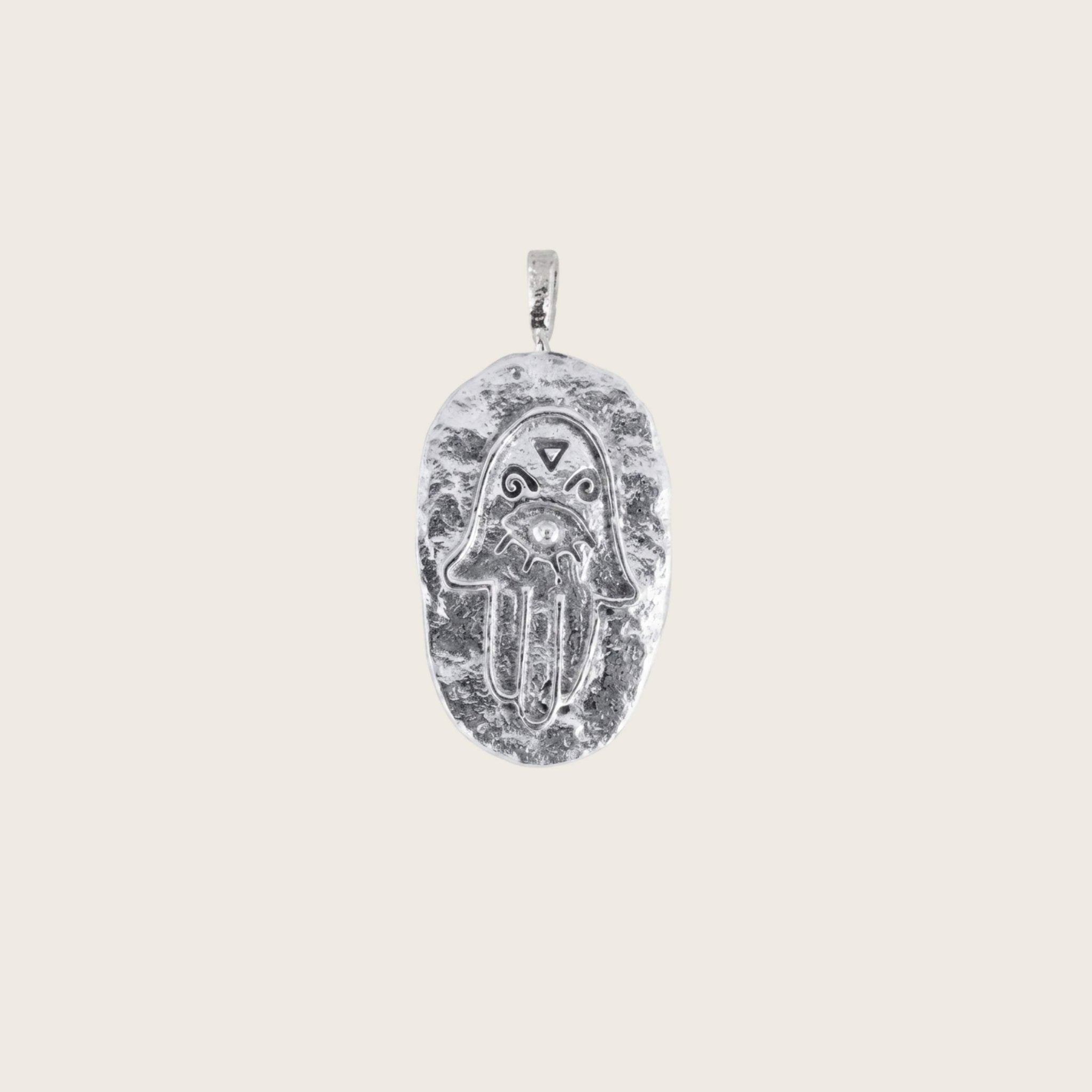 Eternal Vision in Your Palm Silver Charm - Kensho Heirlooms