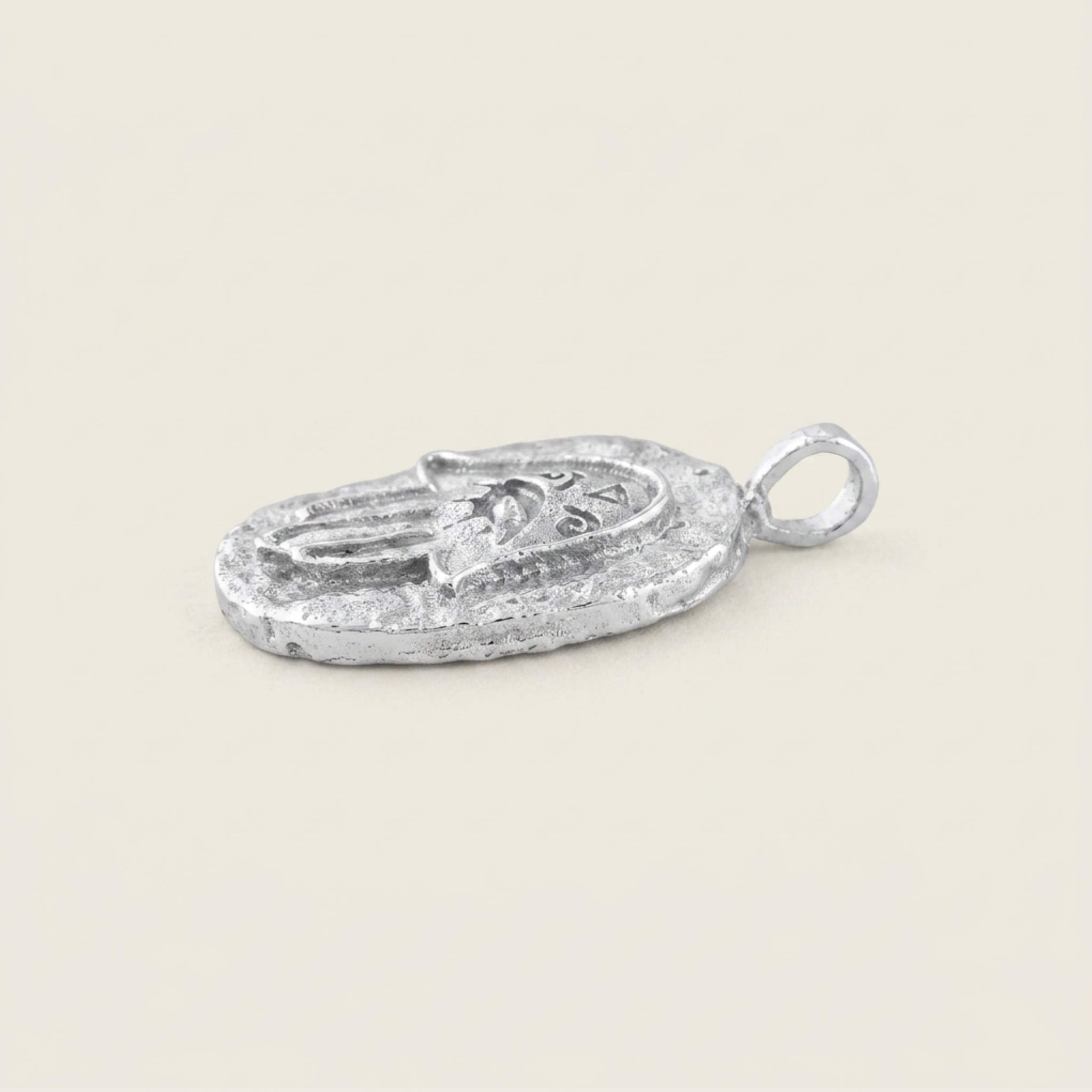 Eternal Vision in Your Palm Silver Charm