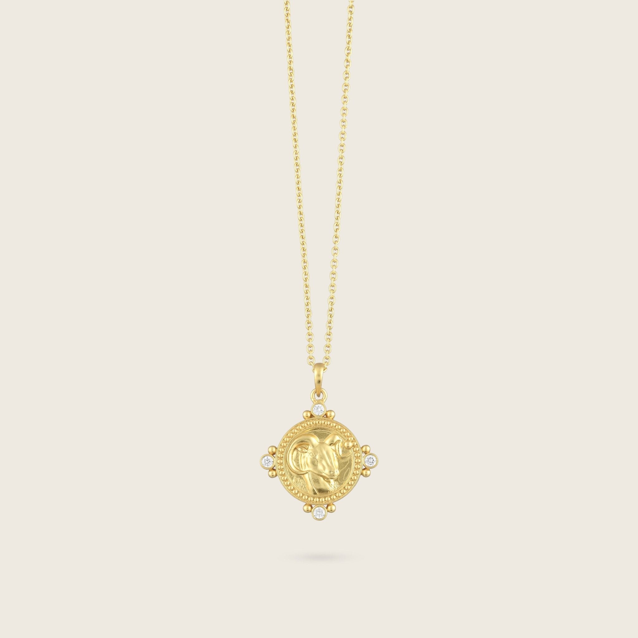 The Aries Zodiac Amulet Necklace – Kensho Heirlooms