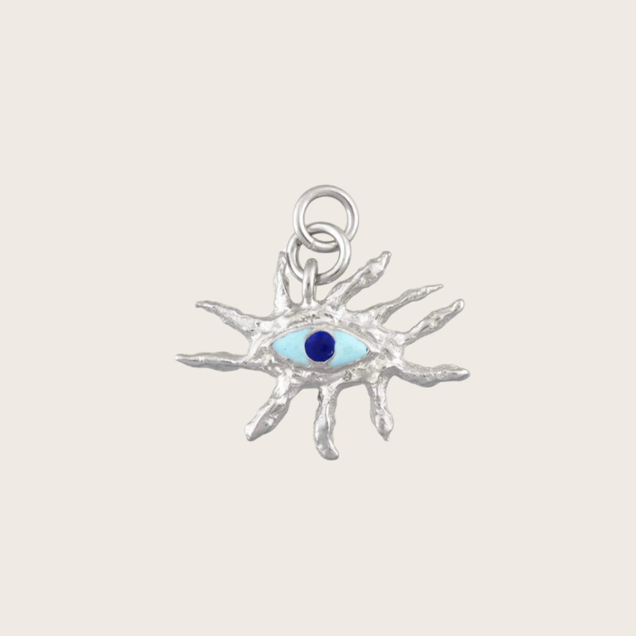 The Guardian Eye Silver Charm - Kensho Heirlooms