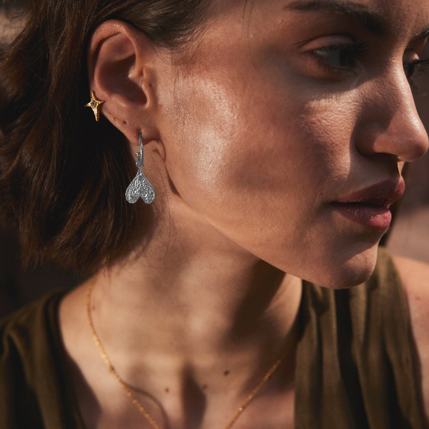 The Origins of Love Sliver Hoop Earrings – Kensho Heirlooms