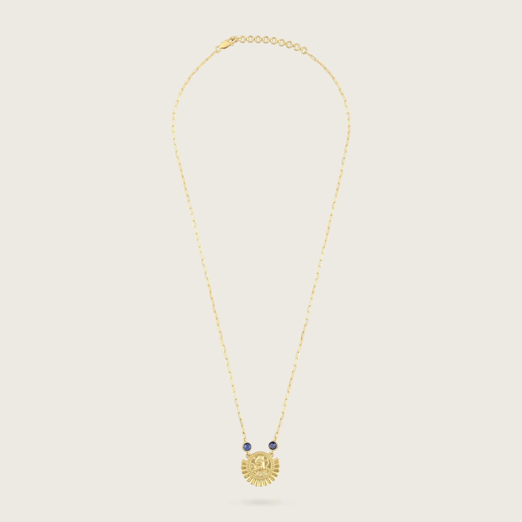The Sagittarius Zodiac Amulet Necklace Single - Kensho Heirlooms