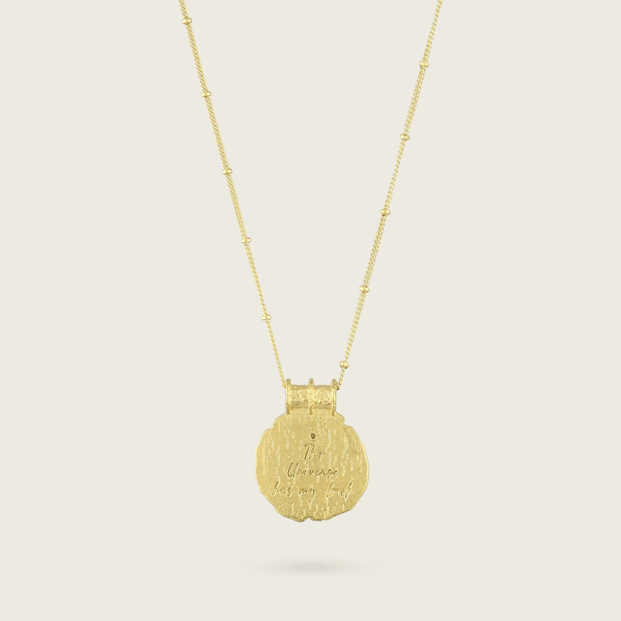 The Universe has my Back Gold Necklace - Kensho Heirlooms
